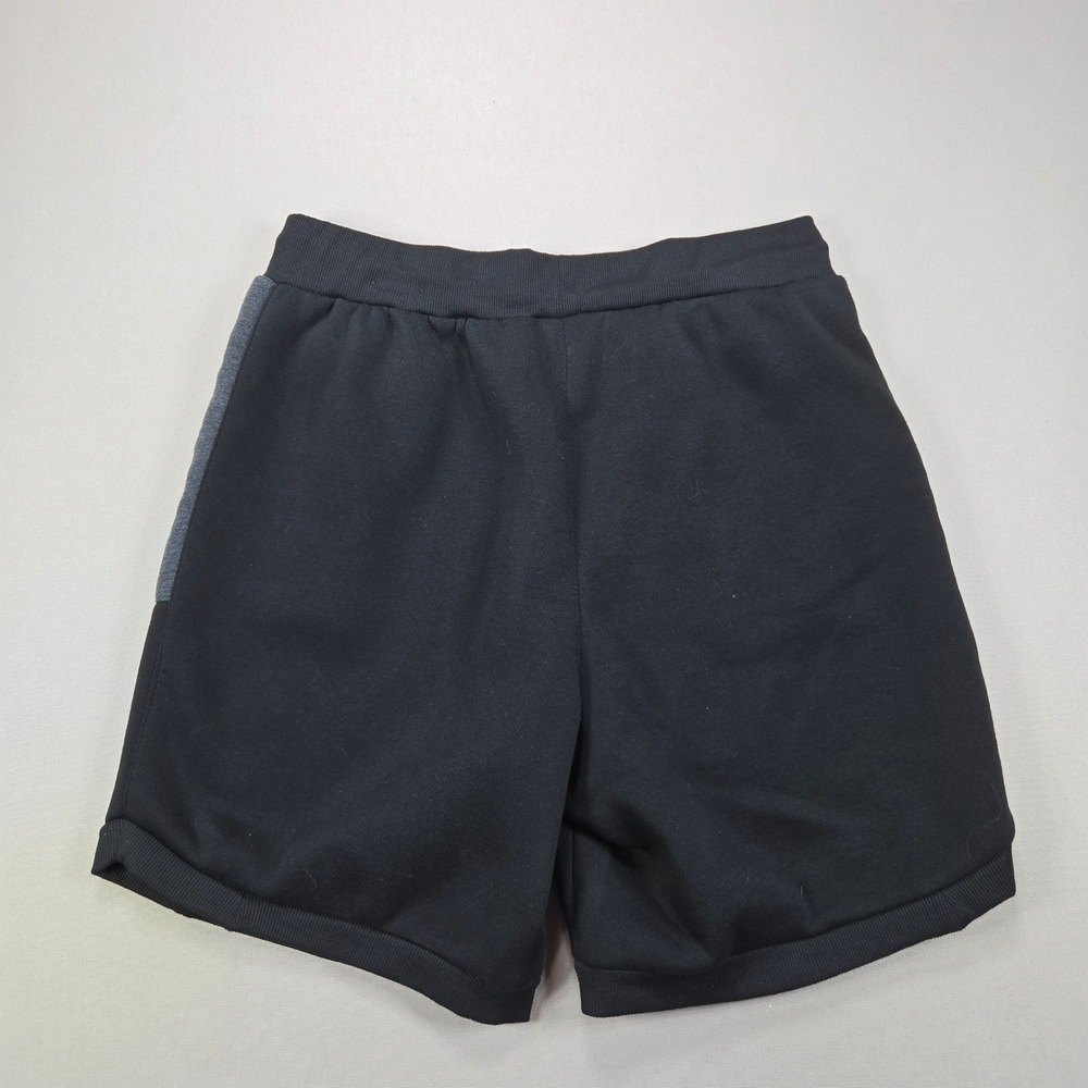 Tapout Athletic Sweat Shorts Colorblock Zipper Pockets Black Grey Mens Large L - Picture 2 of 11